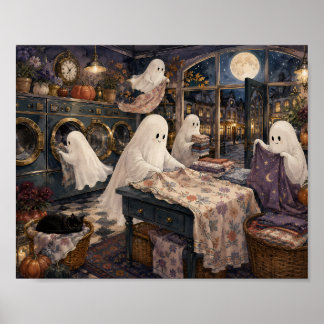Póster Lavandería de Fantasmas Caprichosos, Cozy Goth par