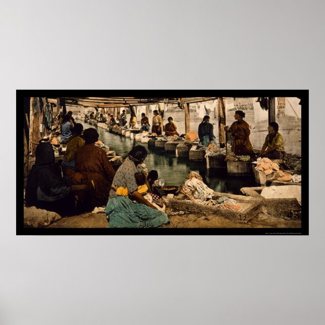 Póster Lavandería para mujeres en Ciudad de México, Méxic (Frente)