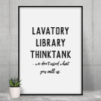 Lavatorio, Biblioteca, Baño Funny Think Tank