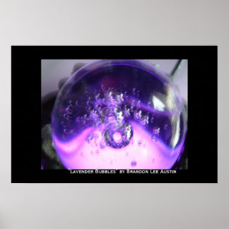 Póster Lavendar Bubbles