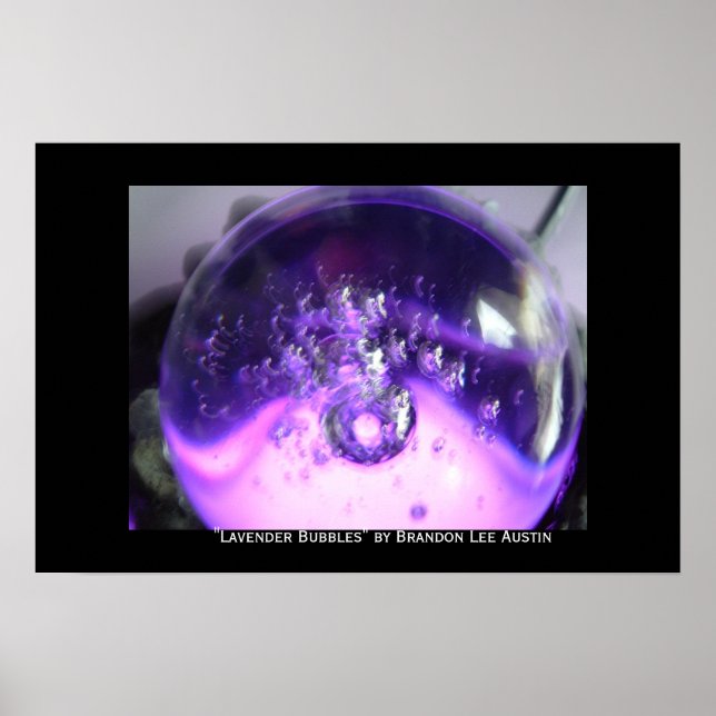 Póster Lavendar Bubbles (Frente)