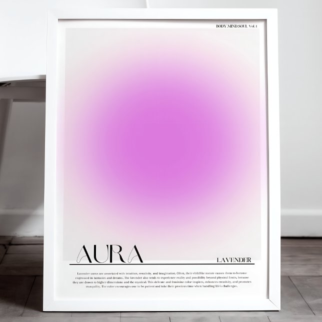 Póster Lavender Aura Poster (Subido por el creador)
