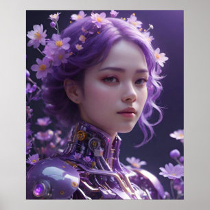 Póster Lavender Hair