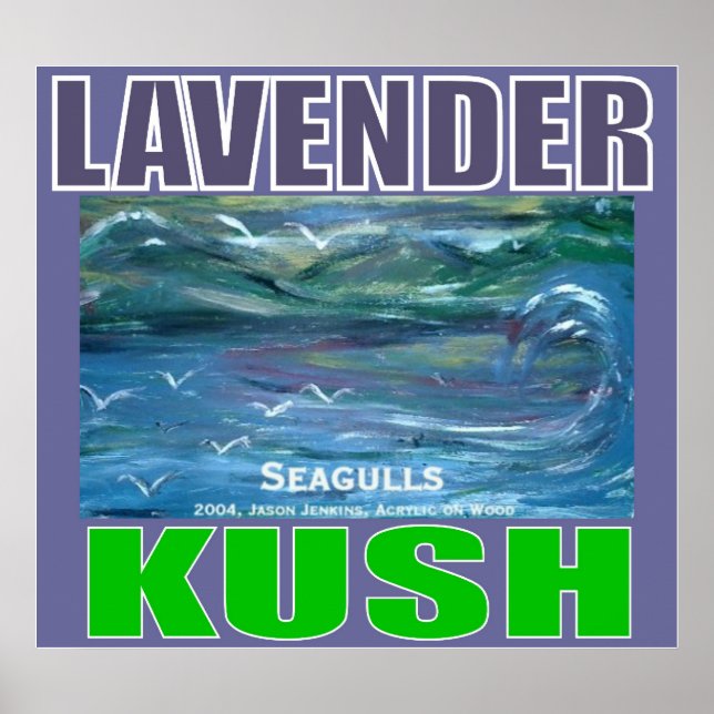 PÓSTER LAVENDER KUSH (Frente)