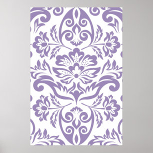 Póster Lavender Lace Regency Gallery Wedding Poster 2