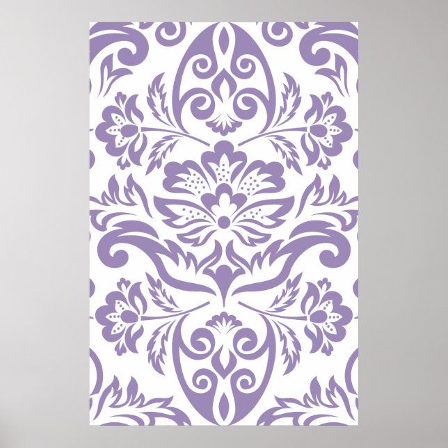 Póster Lavender Lace Regency Gallery Wedding Poster 2 (Frente)