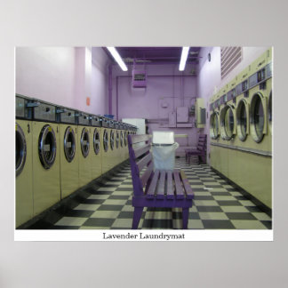 Póster Lavender Laundrymat