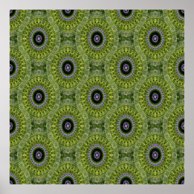 Póster Lavender Mandala Garden..... (Frente)