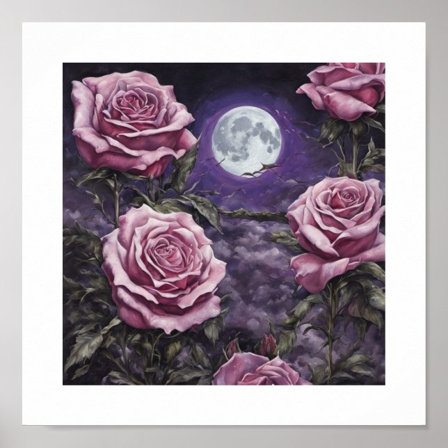 Póster Lavender Moon-Rosa Poster (Frente)