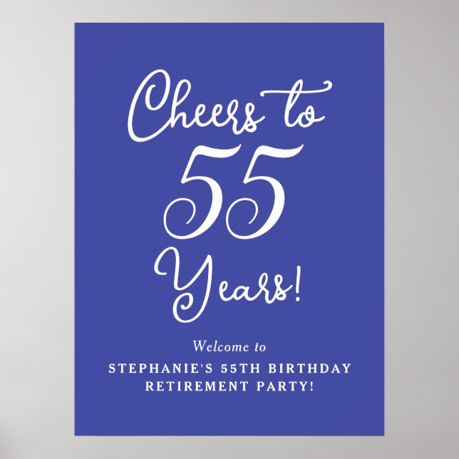 Póster Lavender vitorea al Rótulo Fiesta de Jubilación de (Frente)