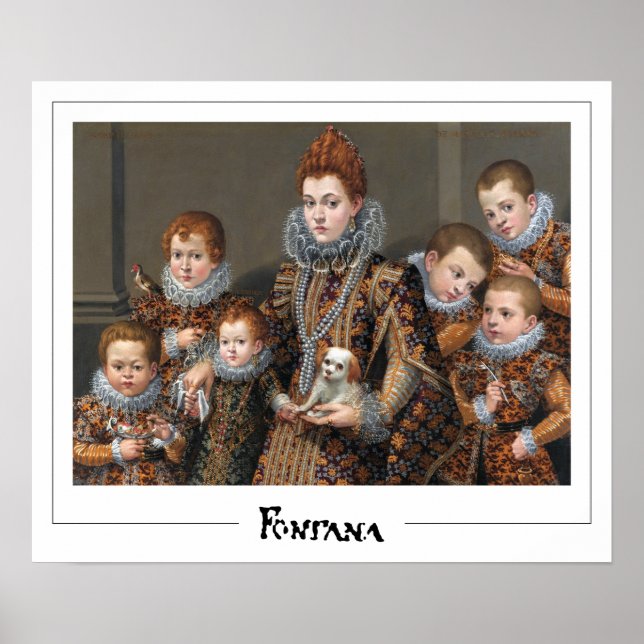 Póster Lavinia Fontana Zedign Art Poster #6 (Frente)