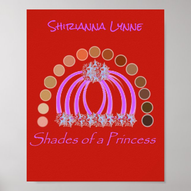 Póster LavishlyOn Shades De Una Princesa Compuesta De Arc (Frente)