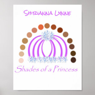 Póster LavishlyOn Shades De Una Princesa Compuesta De Arc