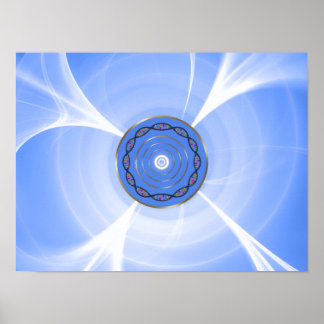 Póster Law of attraction wealth and abundance design for