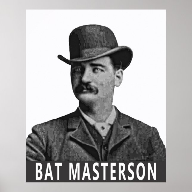PÓSTER LAWMEN LEGEND BAT MASTERSON (Frente)