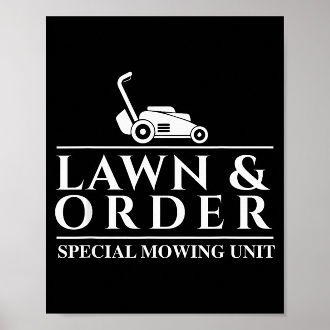 Póster Lawn &amp; Order Special Mowing Unit - Gardening L (Frente)