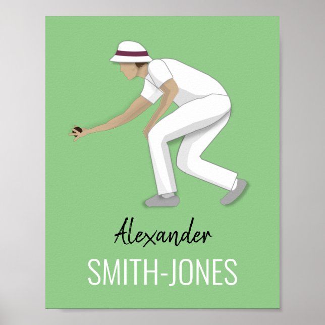 Póster Lawn Bowls (Frente)