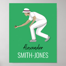 Póster Lawn Bowls