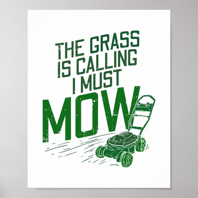 Póster Lawn Mower (Frente)