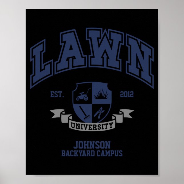 Póster Lawn Mowing Funny Yard Work For Dad Grandpa  (Frente)