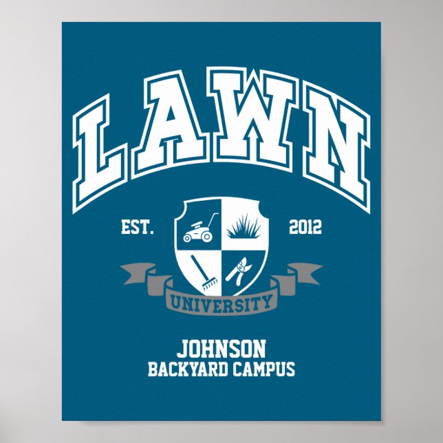 Póster Lawn Mowing Funny Yard Work For Dad Grandpa _1  (Frente)