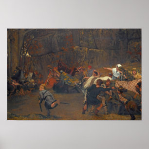 Póster Lawrence Alma-Tadema - Gunthram Bose And His