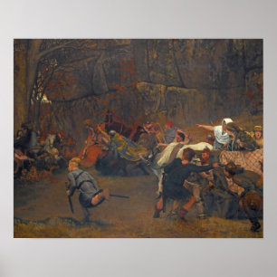 Póster Lawrence Alma-Tadema - Gunthram Bose And His