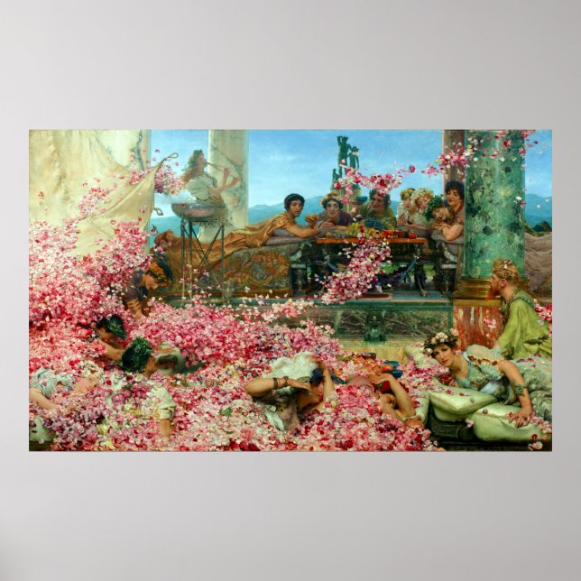Póster Lawrence Alma-Tadema Los Rosas de Heliogabalus (Frente)