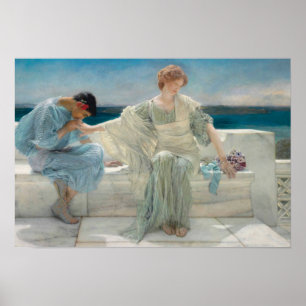 Póster Lawrence Alma-Tadema - No me preguntes más