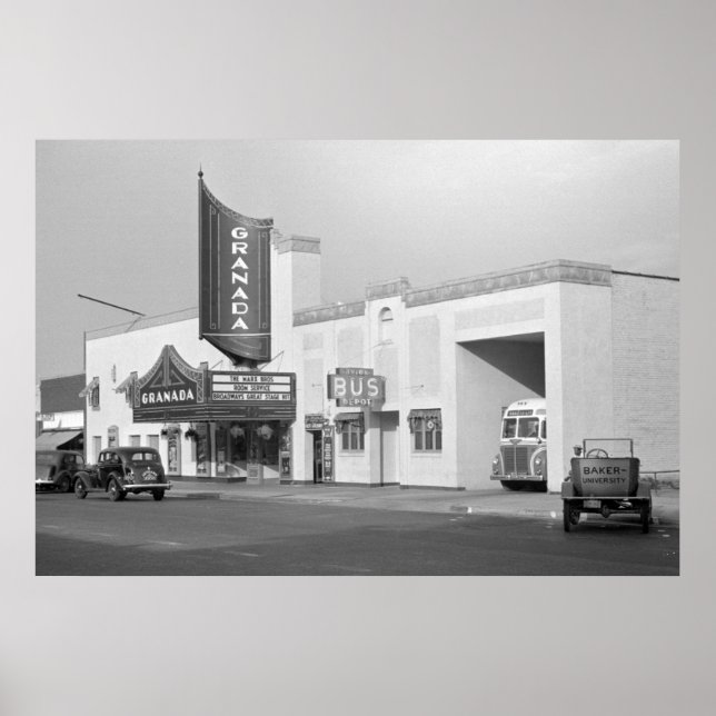 Póster Lawrence, Kansas, 1938 (Frente)