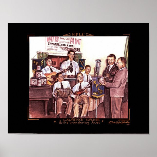 Póster Lawrence Walker y los Wandering Aces (Frente)