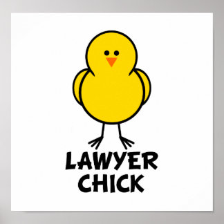 Póster Lawyer Chick