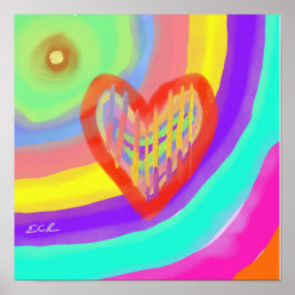 Póster Layered Love Poster