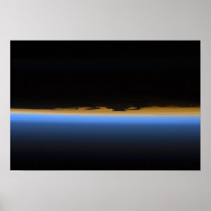 Póster Layers of Earth's atmosphere