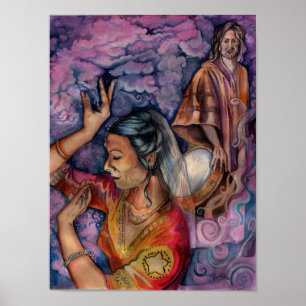 Póster Layla and the Madman by Portia St Luke