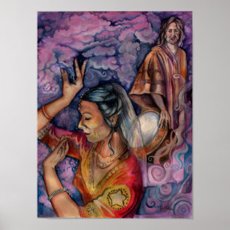 Póster Layla and the Madman by Portia St Luke