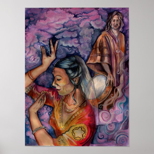 Póster Layla and the Madman by Portia St Luke (Frente)