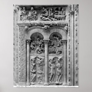 Póster Lázaro y el hombre rico, del portal sur