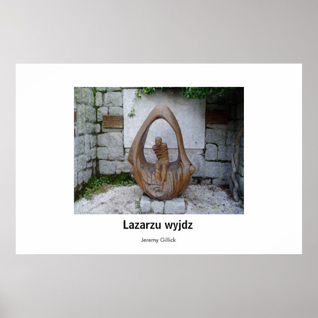 Póster Lazarzu wyjdz Sculpture (Frente)