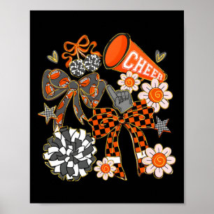 Póster Lazo de porristas Coquette Deporte Porrista Cheerl