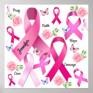 Póster Lazo rosa