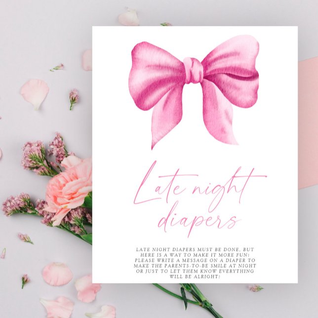 Póster Lazo rosa - Juego de pañales de noche (Subido por el creador)