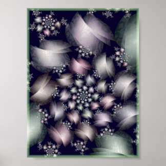 Póster lazos de seda regados julia