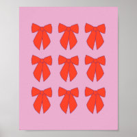 Lazos Retro Rosados
