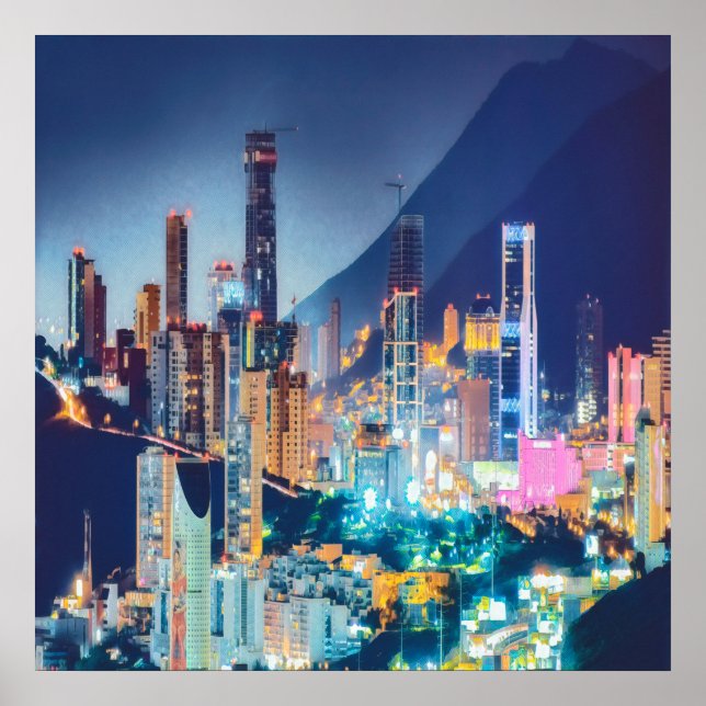 Póster ldo MONTERREY - Nuevo México (Frente)