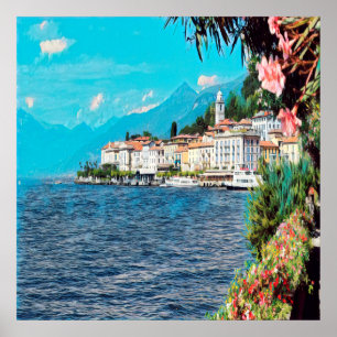 Póster ldp BELLAGIO - Lago Como -