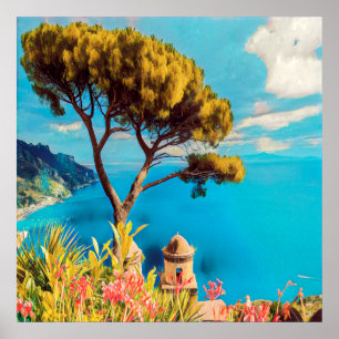 Póster ldp RAVELLO - El jardín de Villa Rufolo