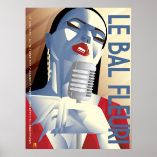 Póster LE BAL FLEURI poster