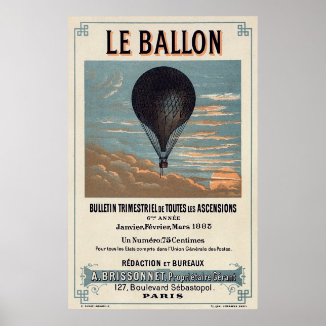 Póster Le Ballon (Frente)
