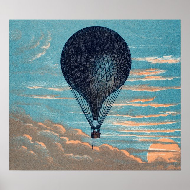 Póster Le Ballon poster de globo aerostático (Frente)